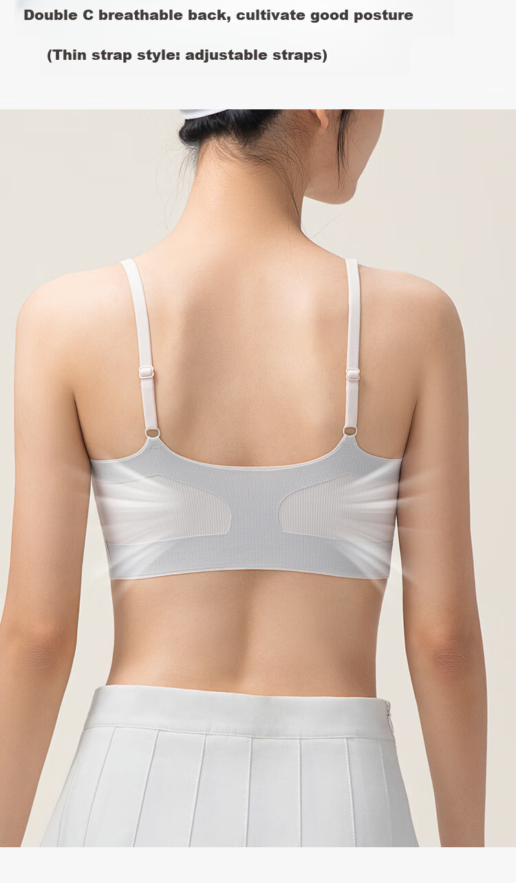 Ordifen 2-Pack Teen Girls Developmental Bras for Ages 12-16, Thin Sports Running Shockproof Youth Bras for Middle and High School Girls 9