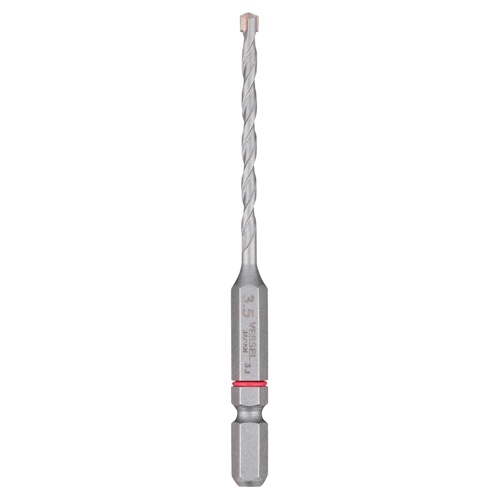 VESSEL CCD-3.5 Hex Shank Cement Impact Drill Bit Concrete Drill Bit Φ3.5X90mm