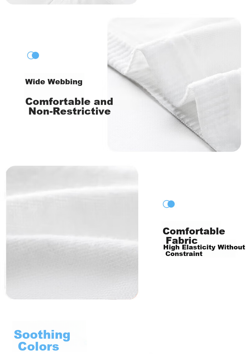Qihaiqiu 2-Piece Disposable Cotton Bra Set Sterilized Wash-Free Individually Packaged Travel Daily Use 14