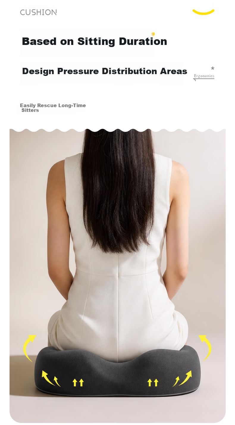 Zhiguozhe Hemorrhoid Cushion Hollow Post-Anal Fistula Surgery Special Perianal Abscess Coccyx Decompression Long Sitting Pain Relief Anti-Bedsore Cushion 8