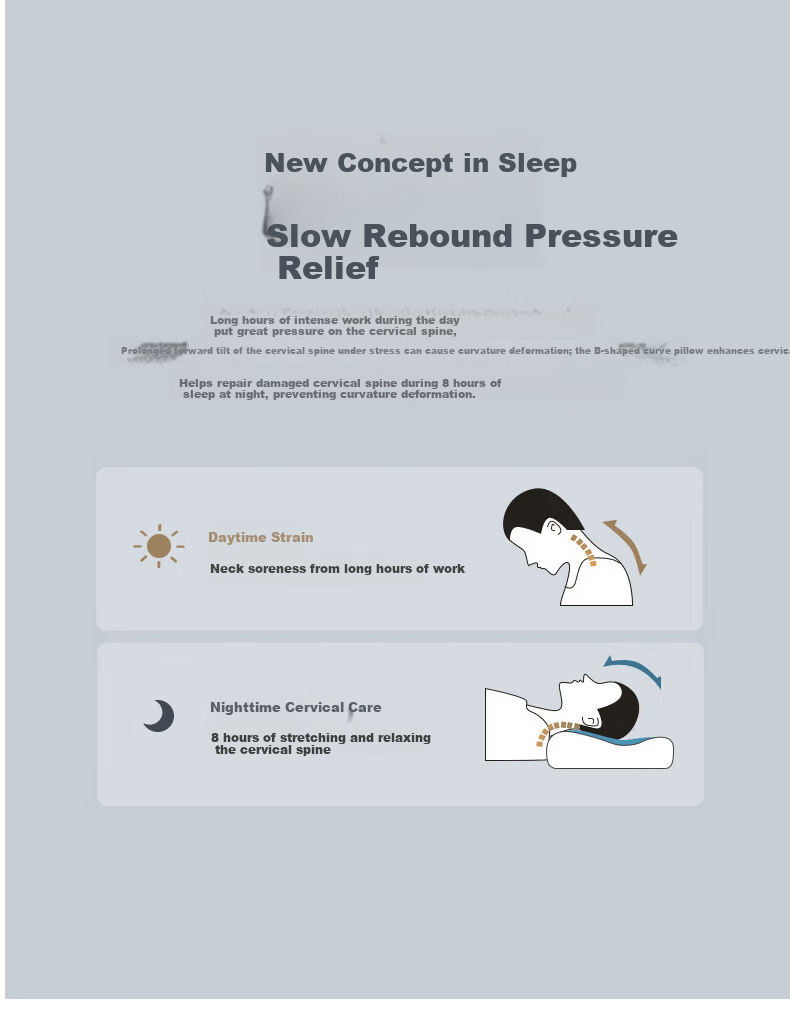 J.Sir High Pillow Deep Sleep Pillow Core Non-Collapsing Non-Deforming Cotton Neck Support Single Pillow for Hotel and Home Use 6