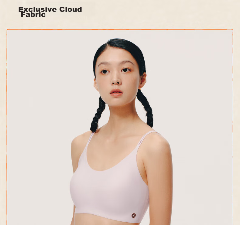 NEIWAI Orange Label Disney Zootopia Collaboration Cloud Wireless Bra Set Fixed Cup Gift 9