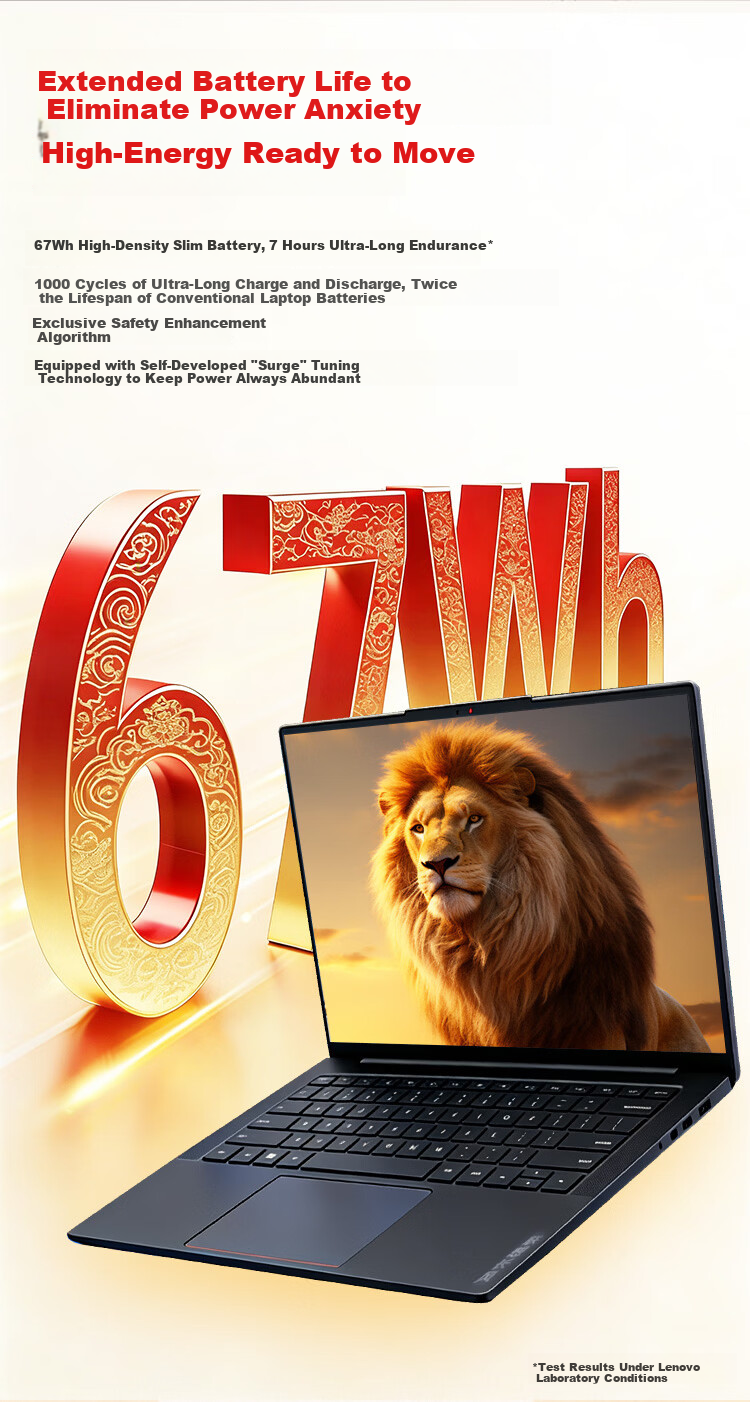 Lenovo Zongwei CF-X1 Carbon Domestic Xinchuang Laptop D3000M/16GB RAM/512GB/Integrated Graphics/2.8K/Kirin Trial 3
