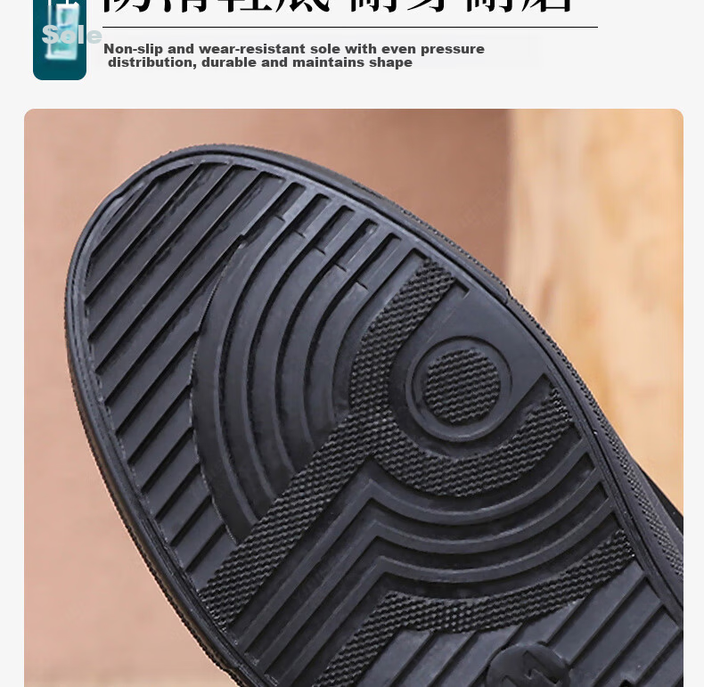 Yidisen Old Beijing Cloth Shoes Men Comfortable Casual Mugwort Breathable Work Black Cloth Shoes Non-slip Soft Sole Driving Shoes Black 39 9