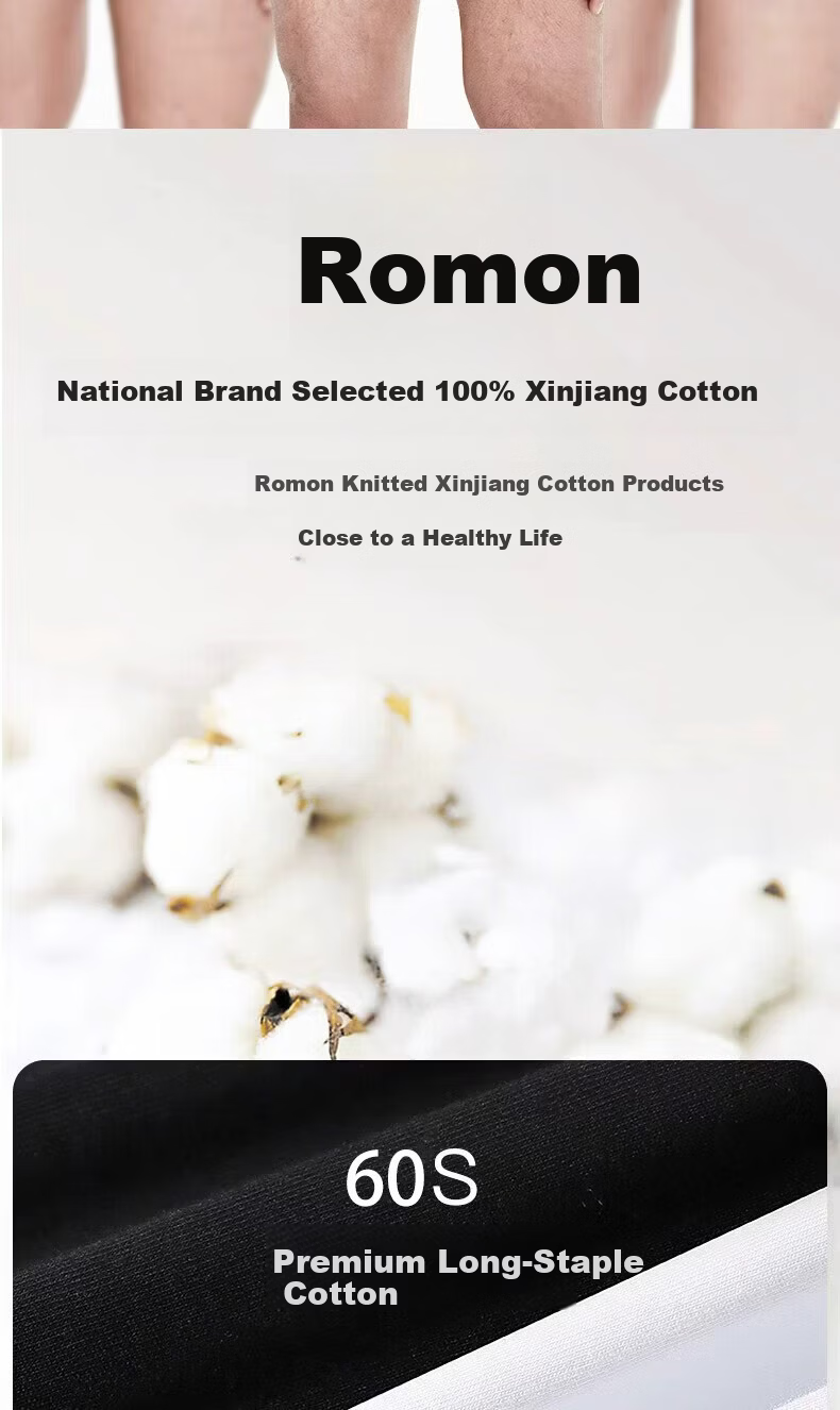 ROMON Men's Summer Cotton Vest 100% Cotton Loose Fit Large Size Undershirt Tank Top 2