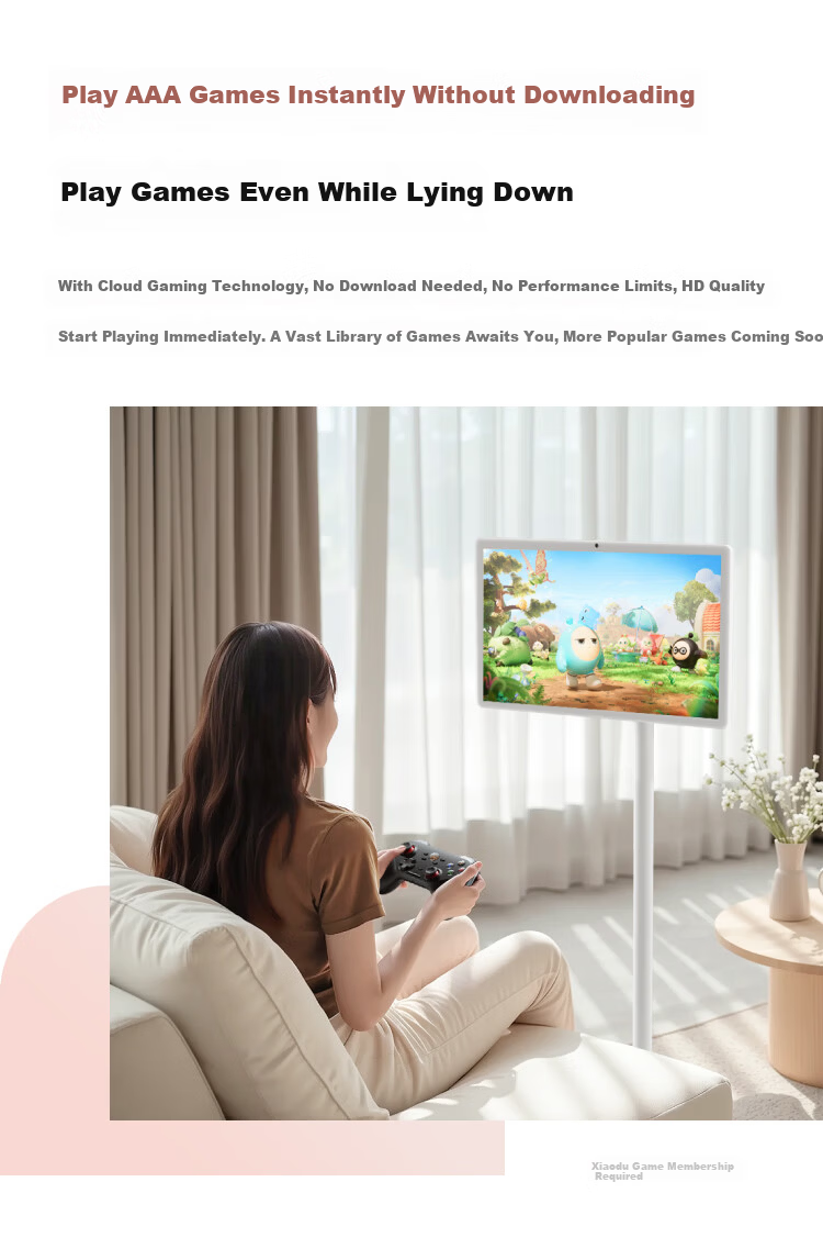 TianTian Bestie Machine [Deng Kai Edition] Pro4K Learning Version (8+256GB) Xiaodu Tablet TV Speaker 27-inch Portable Monitor with DeepSeek Eye Protection AI 14
