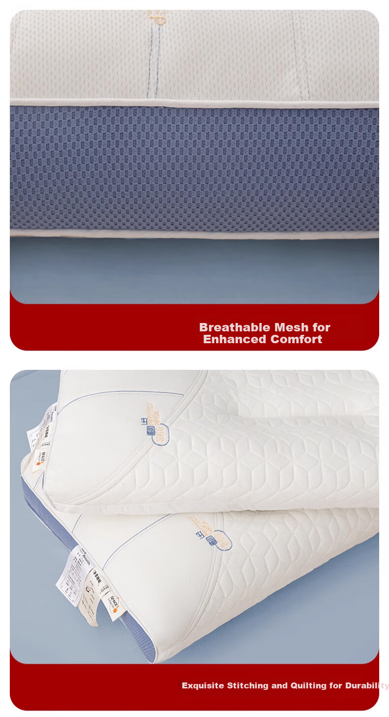Hodo Natural Latex Pillow Core Neck Support Pillow Adult Pair Cervical Pillow Core 40*60cm 8