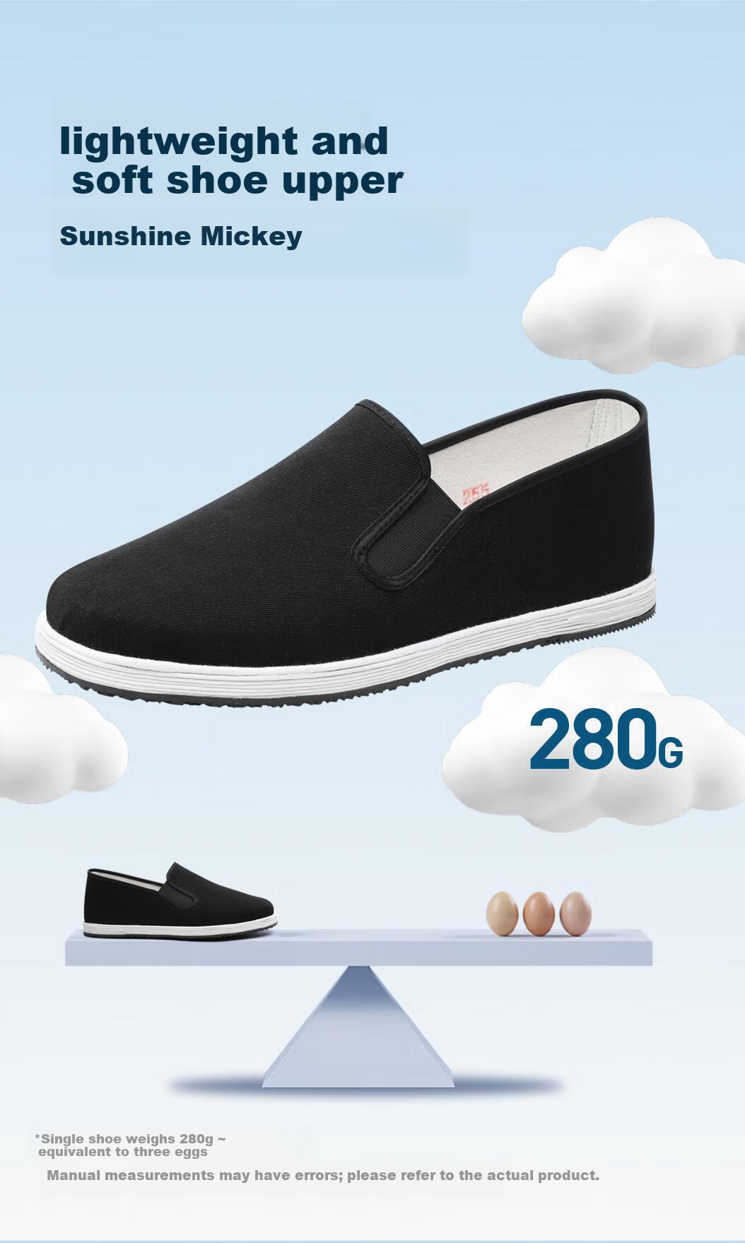 Lifeng Old Beijing Cloth Shoes Men's Handmade Thousand-Layer Sole Official Flagship Store Breathable Foot-Caring Work Driving Shoes Black Size 44 6