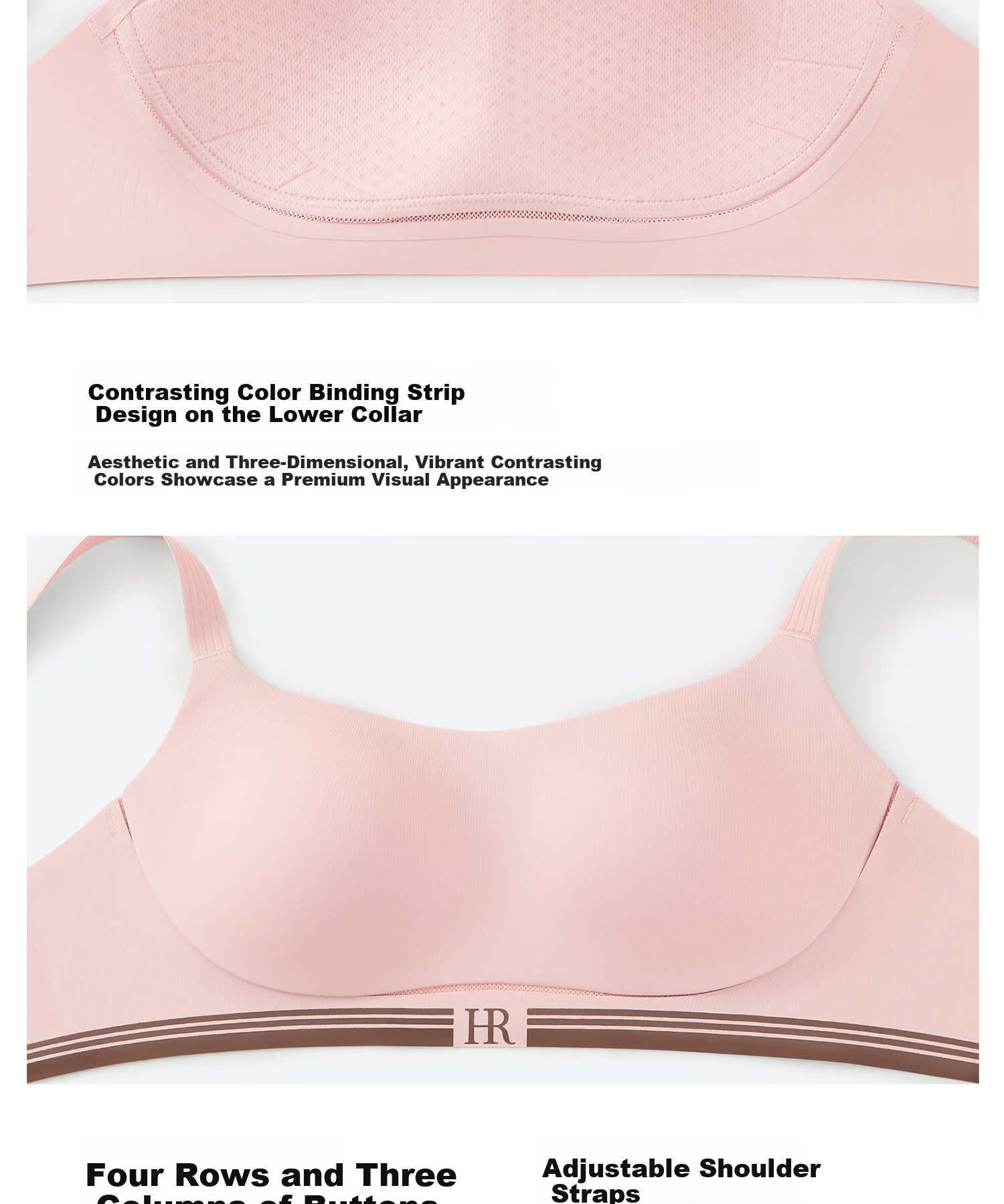 Helena Large Bust Minimizing Bra for Women, One-Piece Cup, Triple Lift, Anti-Sagging, Push-Up Bra, Chili Red, M 17