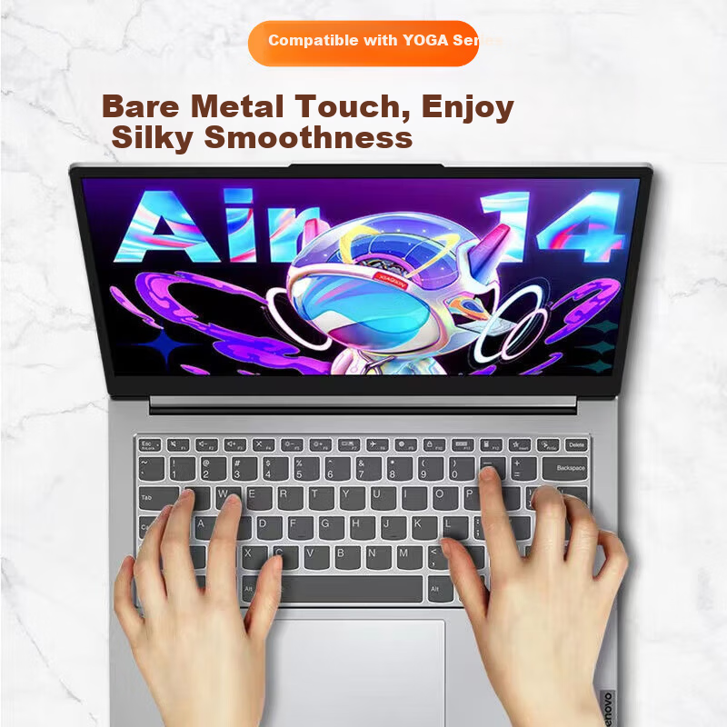 Aigo Laptop Keyboard Protective Film for Yoga Pro 14s AH7(ARH7) TPU High Transparency Waterproof Dustproof Bare Machine Touch Keyboard Cover