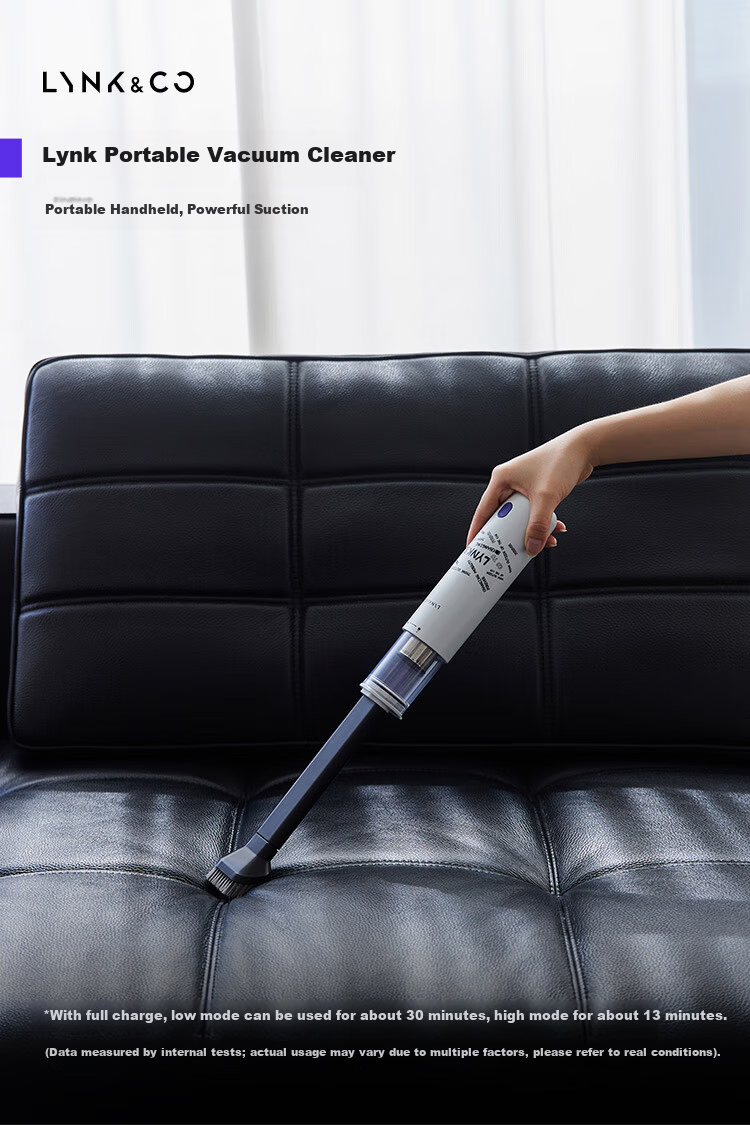 Lynk & Co [New Arrival] Wireless Handheld Car Vacuum Cleaner High Suction Portable Car Dust Blower and Vacuum Cleaner Multi-Function Car Interior Cleaner 1