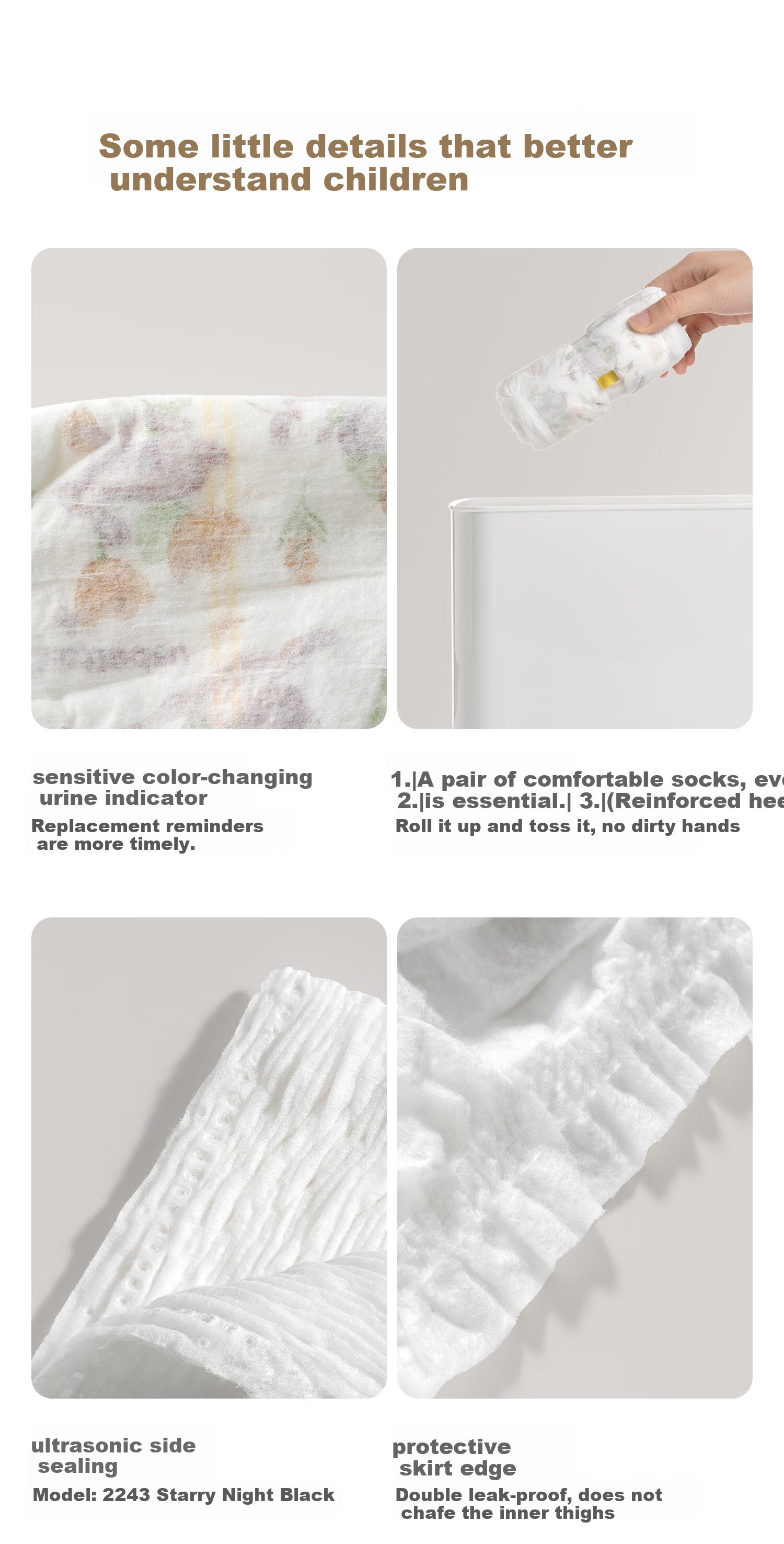 Betis [Formamide Not Detected] Biomimetic Vernix Skin Care Diaper Pants Baby Diapers 4XL 28pcs 50