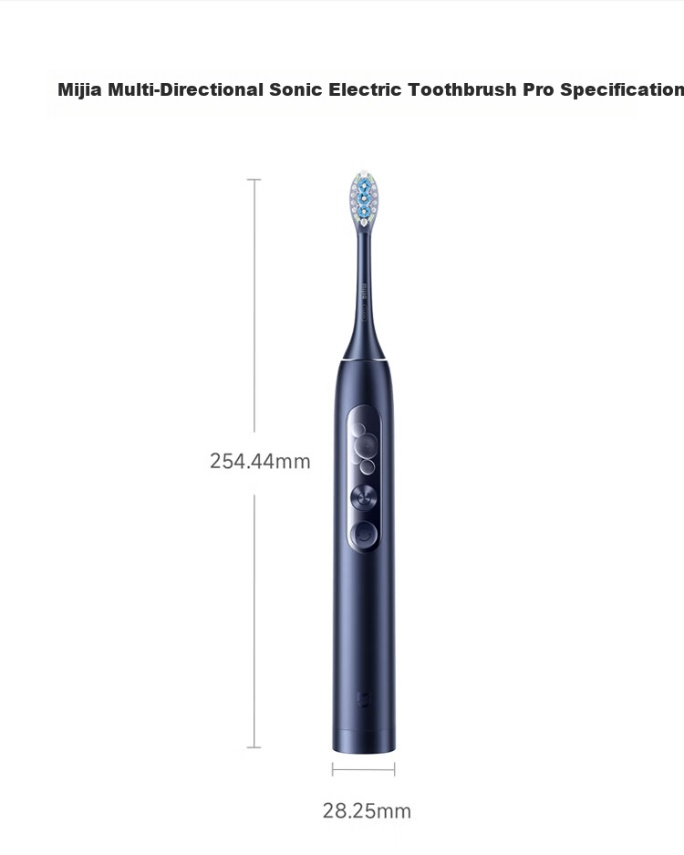 Mijia Xiaomi Multi-Directional Sonic Electric Toothbrush Pro with Patented Technology and Visual Smart Screen, Light Gold, Valentine's Day Gift, Price Guaranteed for 618 16