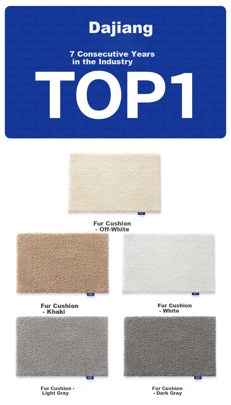 Da Jiang Small Blue Removable Washable Floor Mat Bathroom Door Water Absorption Foot Mat Toilet 50x80cm Carpet Surface Only 1 Piece 5