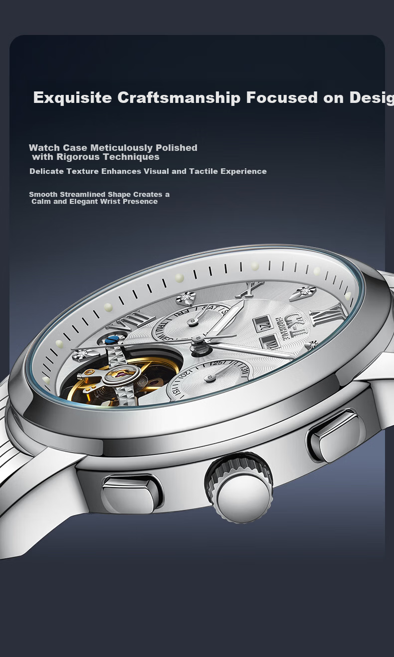 Mark Fairwhale CK-II Collaboration Men's Automatic Mechanical Watch Birthday Gift for Boyfriend 2026 New Top Ten National Watches 5