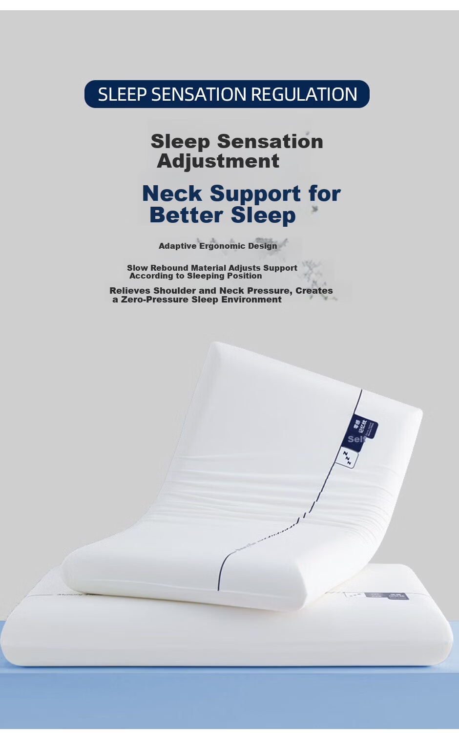 Aurora Memory Foam Pillow Planet Hotel Memory Foam Slow Rebound Adult Zero Pressure Sleep Cervical Pillow 5
