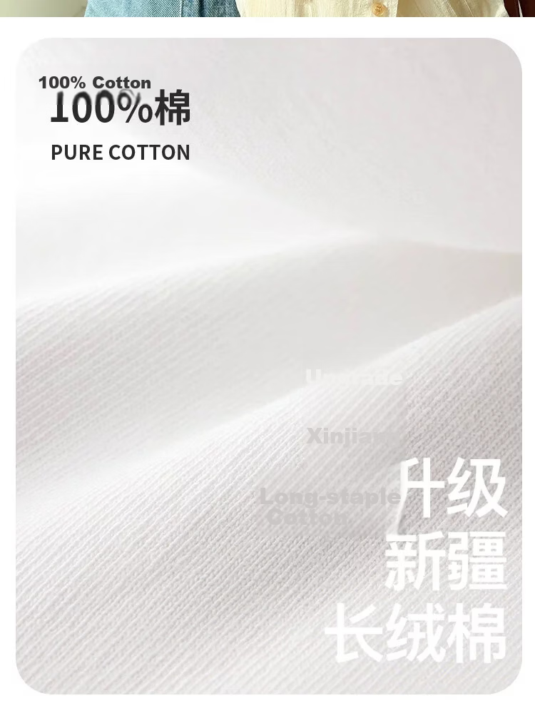 Langsha 100% Cotton Women's Thin Camisole Slim Fit Sleeveless White Tank Top 7