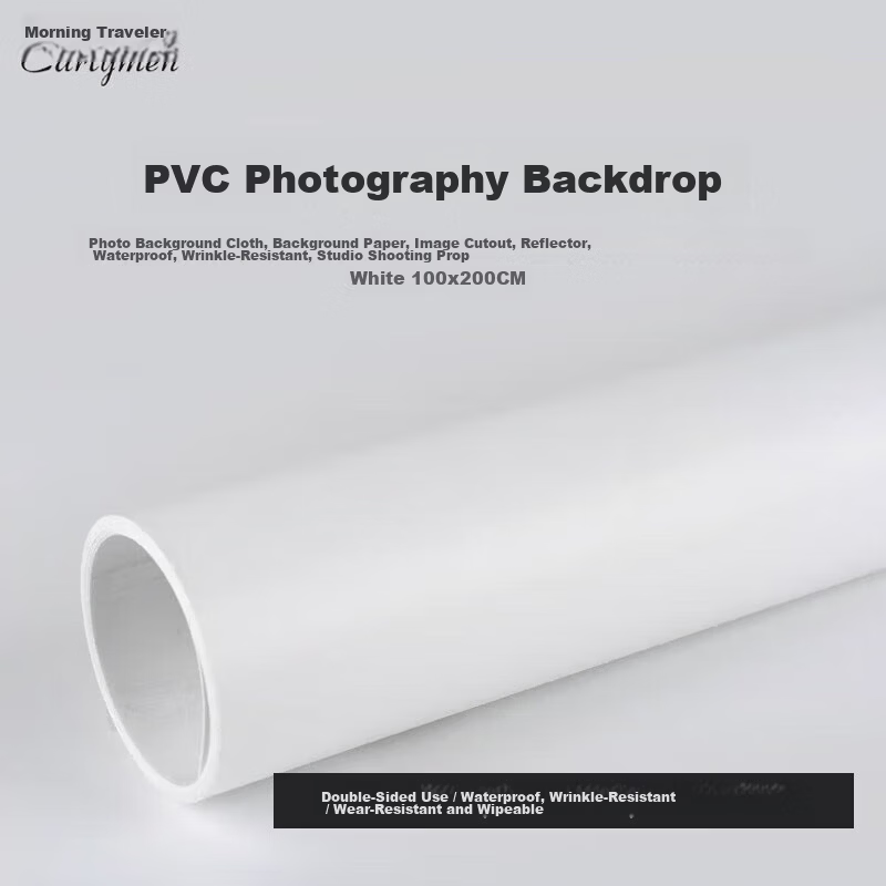 Earlymen Frosted PVC Photography Backdrop Gray 70x140cm Waterproof Wrinkle-Resistant Photo Background Paper Reflector Studio Shooting Prop
