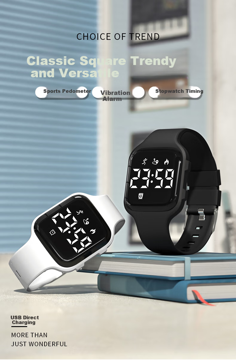 Koshi Junior Student Boys Sports Waterproof Vibration Alarm Wristwatch Children's Electronic Watch for Boys 1