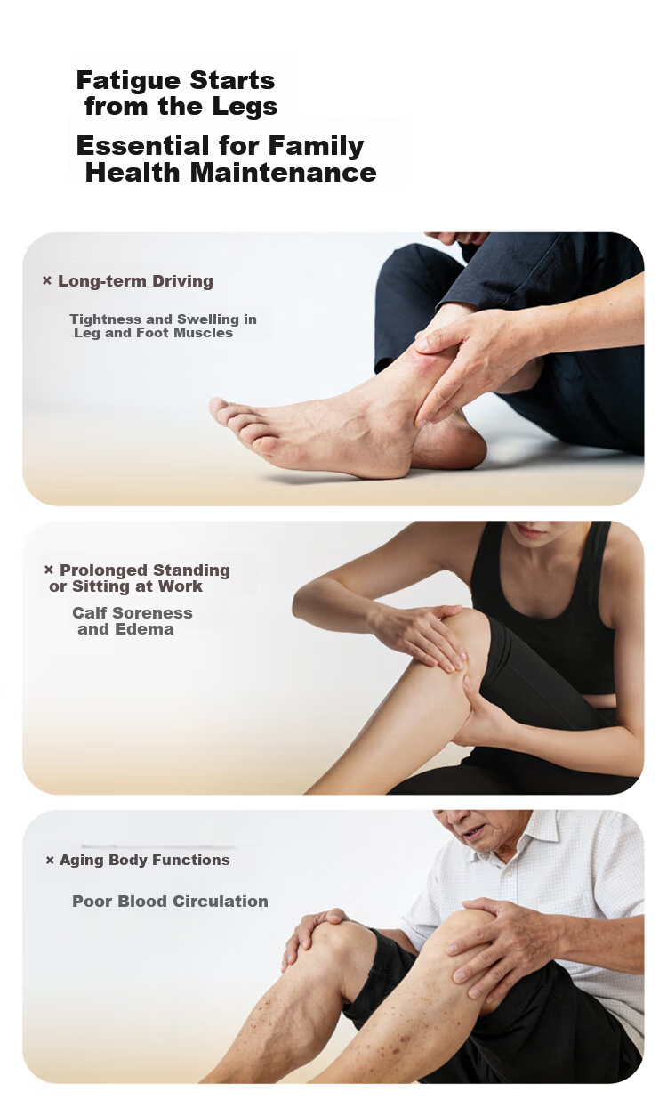 JD Jingzao Leg Massager Calf Massager Airbag Kneading Heat Muscle Relaxation Foot Therapy Machine Practical Birthday Gift for Parents Elders Boyfriend Girlfriend 5