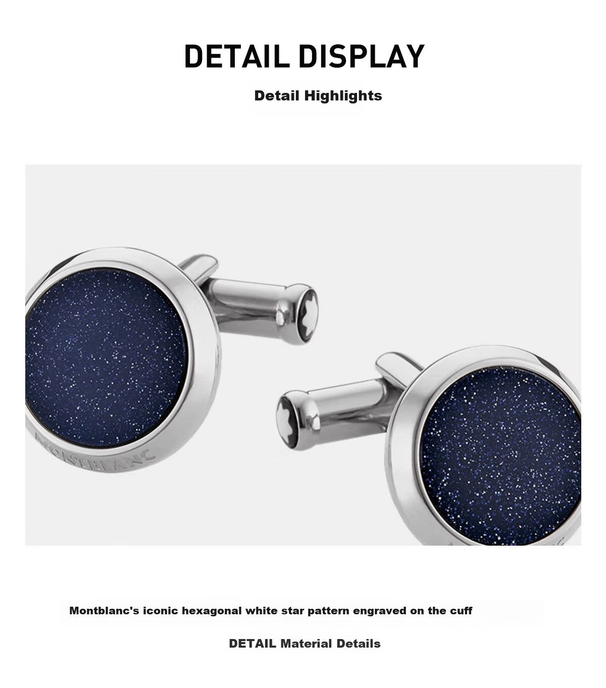MONTBLANC Meisterstück Silver Cufflinks 112906 [Gift] 2