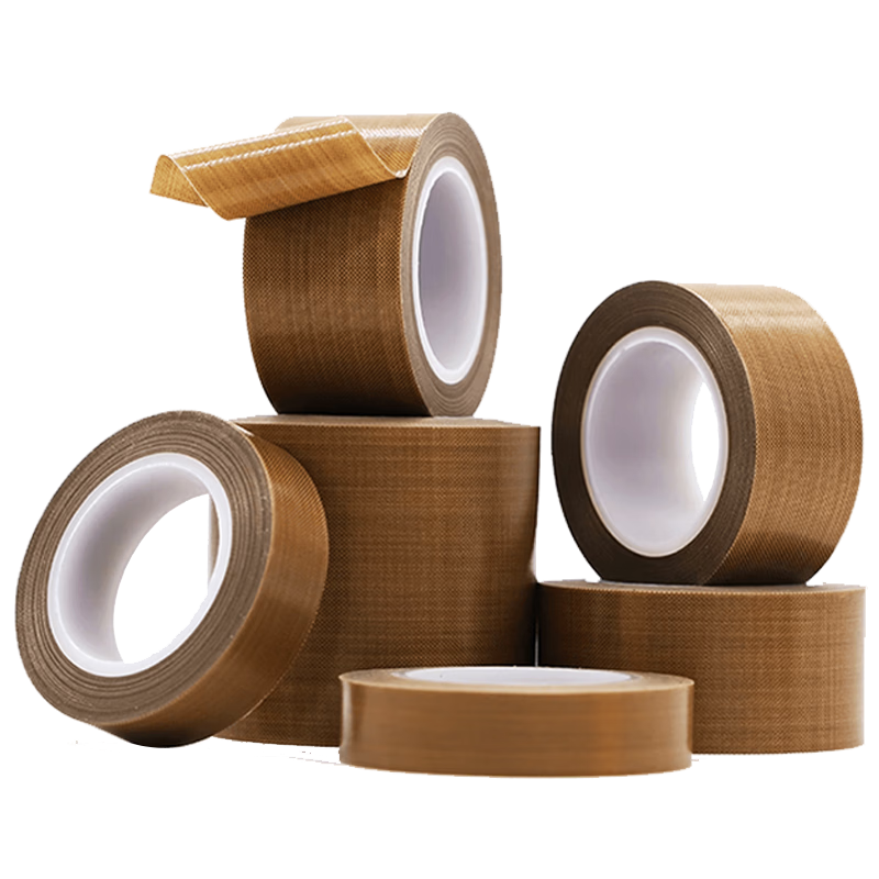 Oumai Teflon Heat-Resistant Tape, Teflon Insulation Adhesive, High Temperature Resistant up to 300 Degrees, 0.18mm Thick, Specially Designed for Sealing Machines, Teflon 75mm*10m, 1 Roll