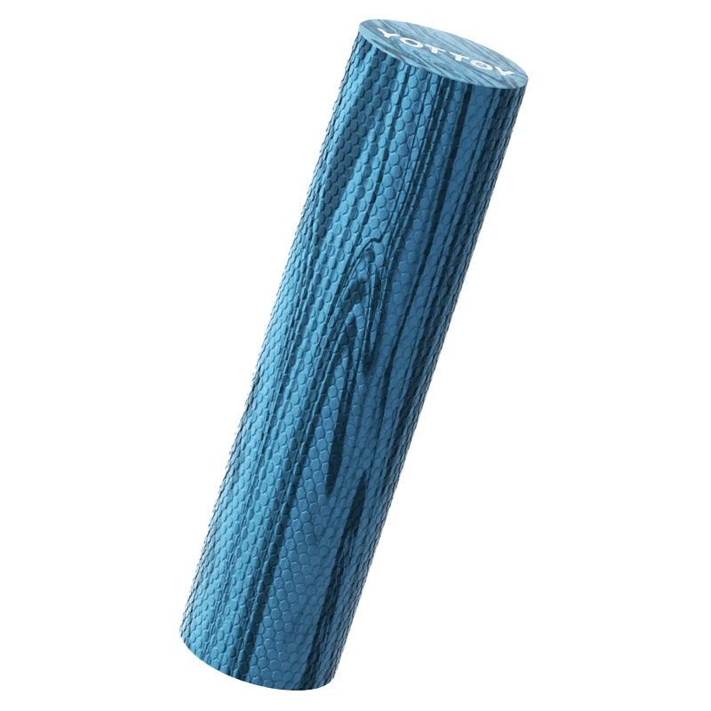 Yottoy Foam Roller Floating Point Beginner Solid Roller Muscle Relaxation Yoga Stick 60*15cm Blue Mixed Color