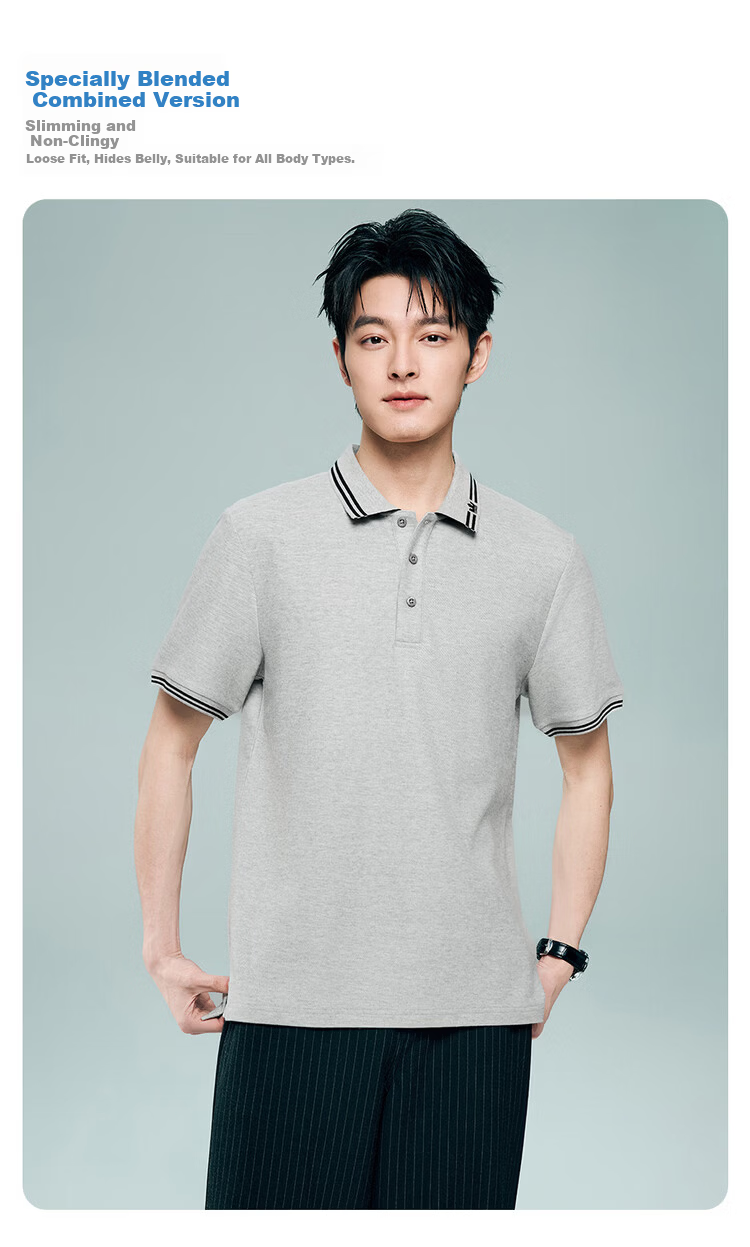 Giordano 2026 Summer New Black Technology Cooling Sun Protection Embroidered Collar Short Sleeve Polo Shirt Men 13016331 10