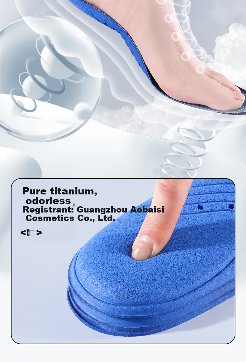 3515 Outdoor Sports Insoles for Men Shock Absorption Soft Cushioning Long-Standing Comfort Military Training Breathable Sweat-Absorbing Antibacterial Deodorant Summer Size 41 7