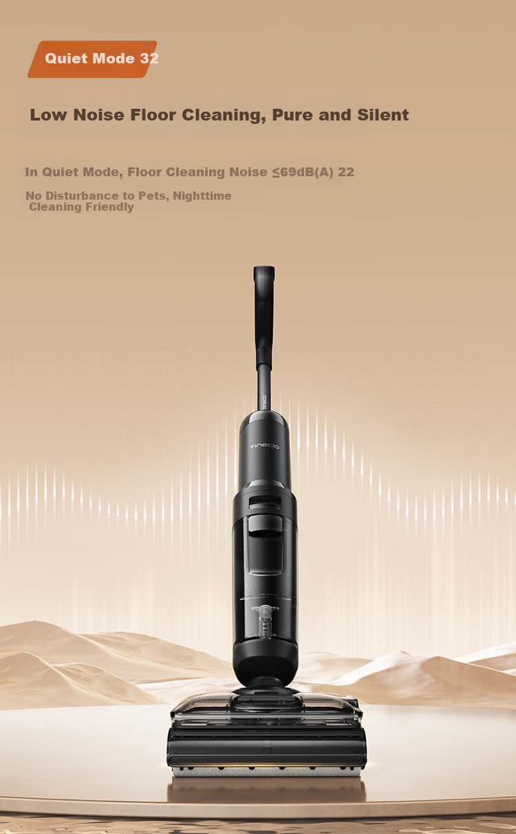 Tineco Geek Steam 2.0 Steam Mop and Vacuum Cleaner Robot with 380°C High-Temperature Steam Source and 28KPa Suction, Anti-Tangle Hair, Floor Cleaning and Mopping All-in-One 19
