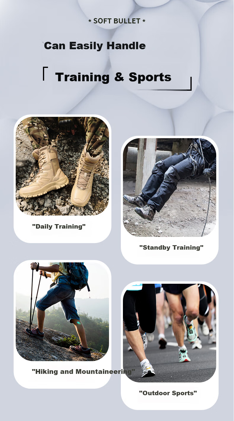 3515 Outdoor Sports Insoles for Men Shock Absorption Soft Cushioning Long-Standing Comfort Military Training Breathable Sweat-Absorbing Antibacterial Deodorant Summer Size 41 4