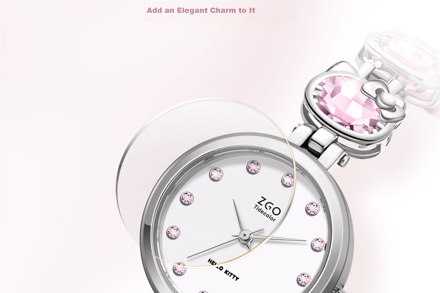 ZGO Sanrio Women's Mechanical Style Quartz Watch Small Dial Student Bracelet Valentine's Day Gift for Girlfriend 6