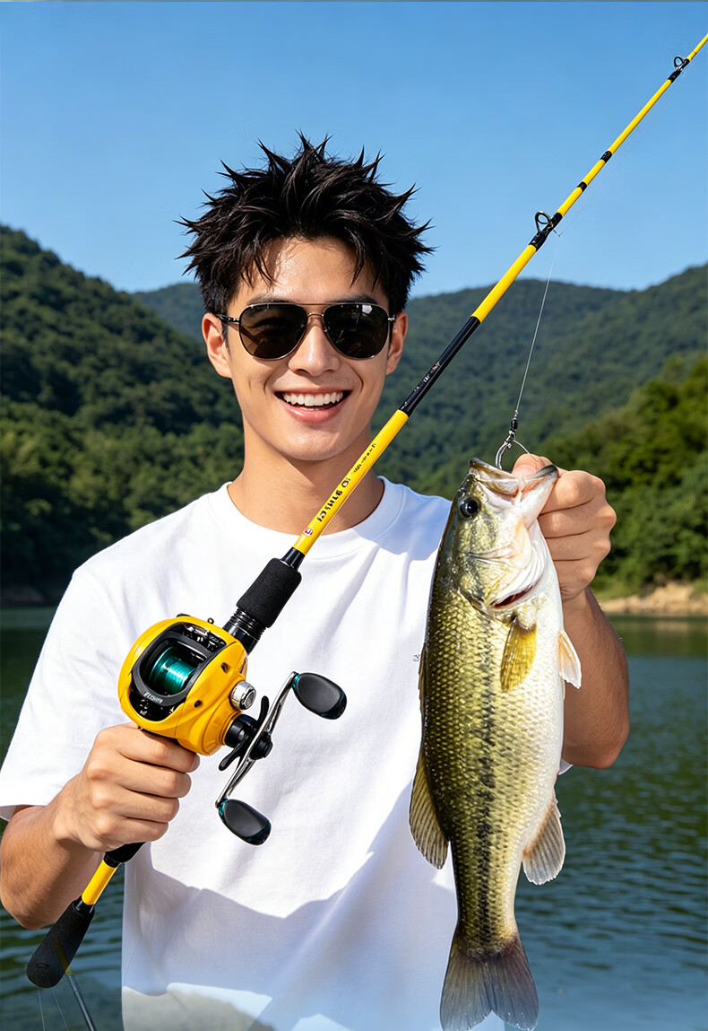 GW 1.8m MH Action CA Straight Handle Lure Rod Set Universal Fishing Rod Lure Fishing Rod Fish Pole Tackle 20