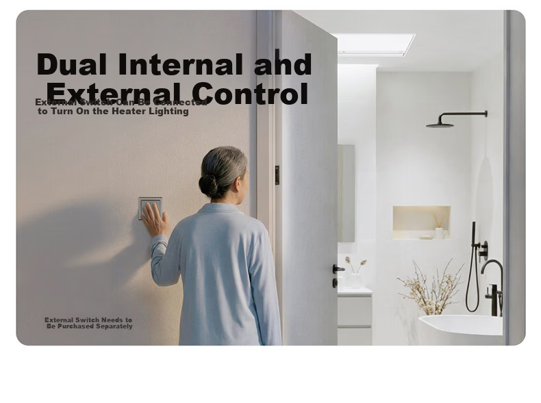 OPPLE Lighting Jing Series AI Human Sensor Smart Bathroom Heater Constant Temperature Sterilization Warm Air Jingzhi 14
