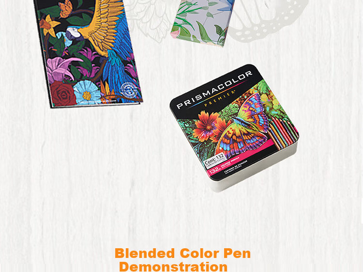 Thunder Horse Oil-Based Colored Pencils Frida Limited Edition Collaboration Set Gift Box (132 Colors + 20 Blind Box Pencils) Drawing Pencils Mother's Day Children's Day Gift 5