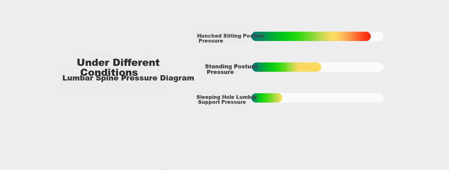 Sleeping Hole Pivot Lumbar Support Waist Protector Ergonomic Lumbar Cushion Seat Pad Office Chair Backrest Car Seat Cushion 9