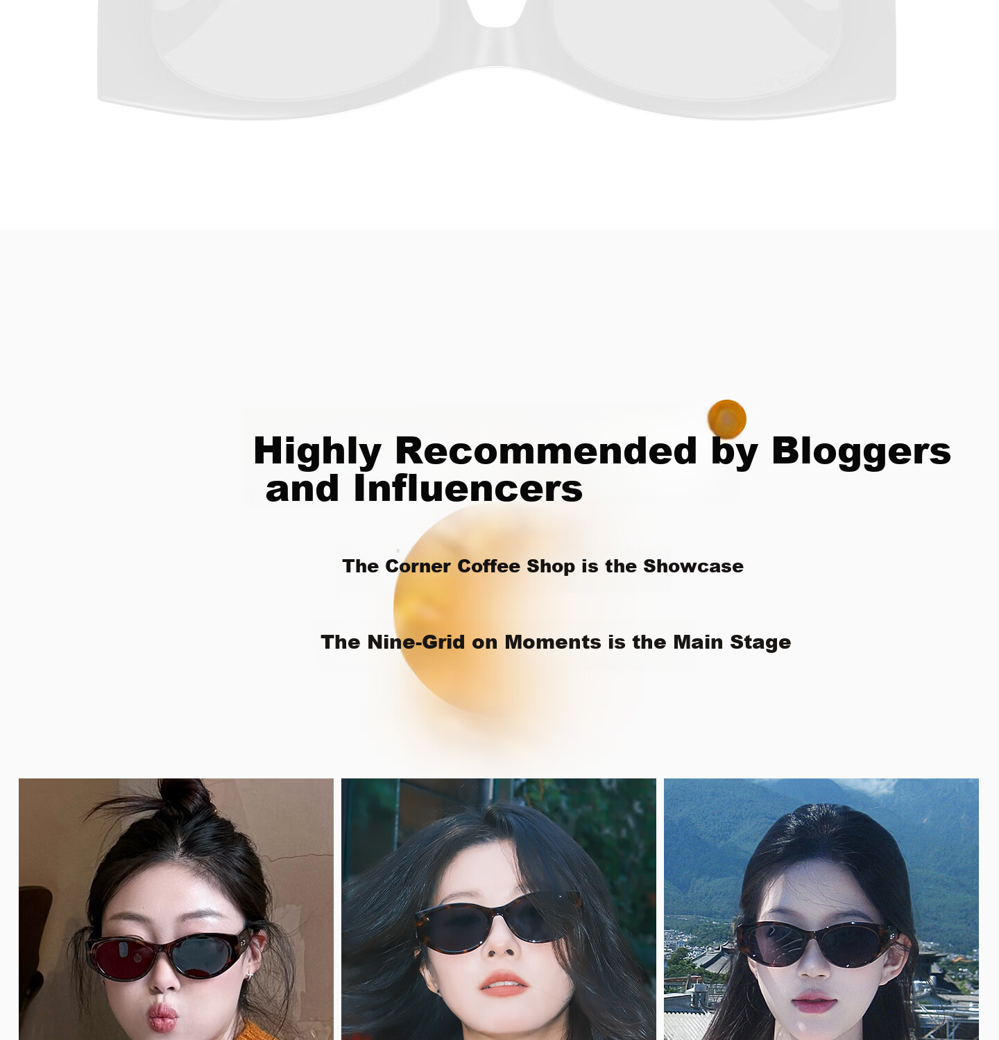 CAPONI Cat Eye Polarized Sunglasses for Women UV Protection Driving Glasses Slim Face Stylish 22