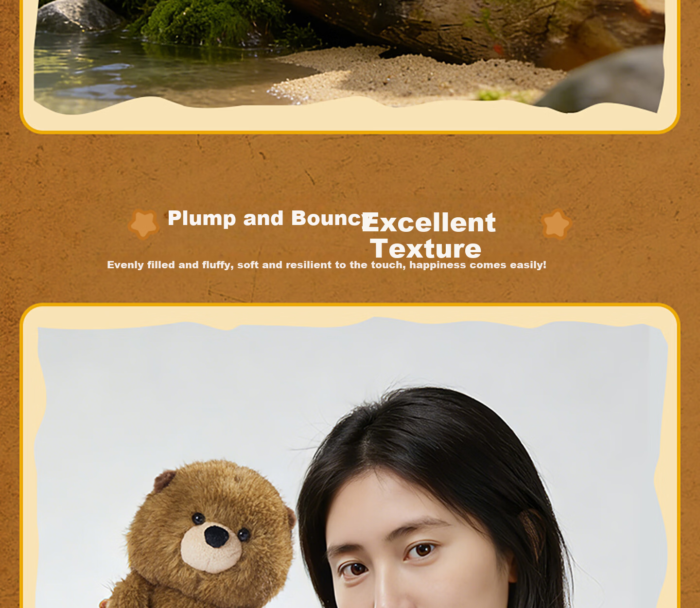 MINISO Disney Pixar Beaver Transformation Plan No.8 Smiling Beaver Plush Toy Doll Birthday Gift 7