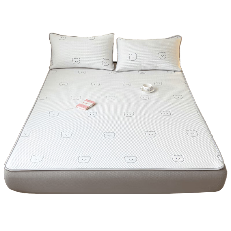 MUJI Class A Summer Cooling Ice Bean Bed Sheet 1.8x2m Double Full Coverage Mattress Protector