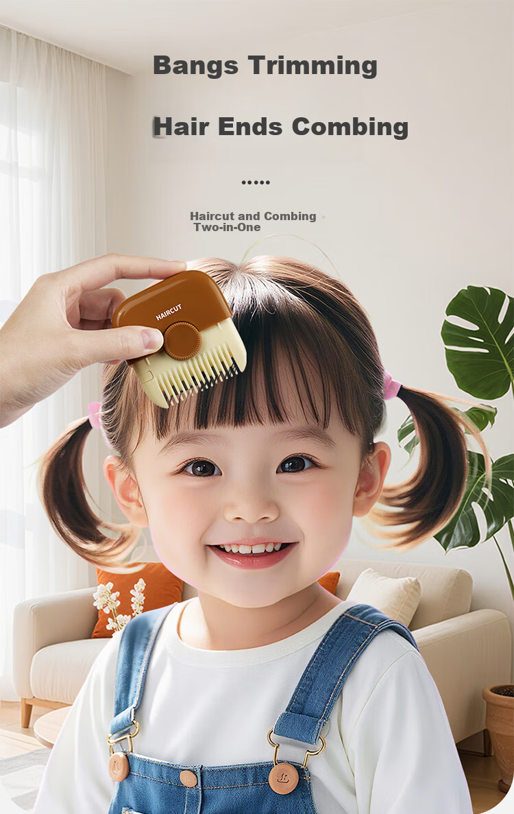 Care1st Baby Hair Trimmer Comb Infant Haircut Clippers Bangs Trimming Children's Haircut Tool 1