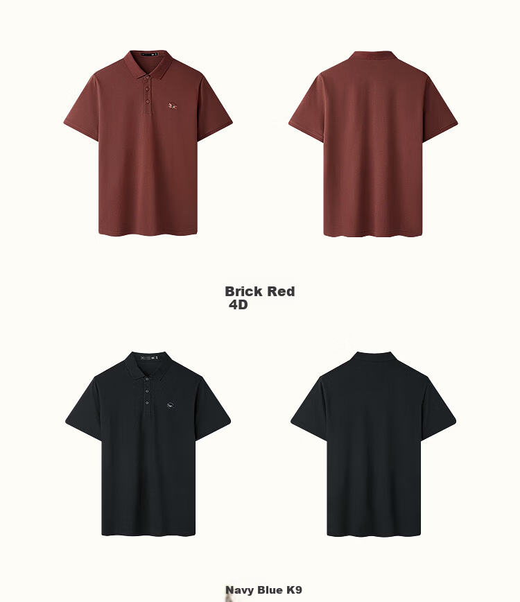 HLA Heilan Home Men's Short Sleeve Polo Shirt 2026 New Year of the Horse Summer Father's Day Gift 12