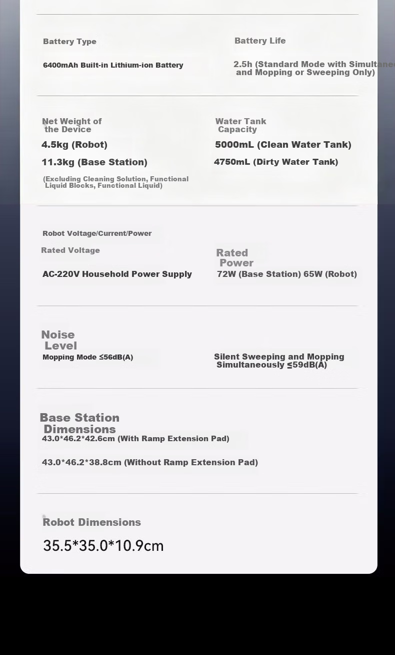 Cloud Whale Xiaoyao 002Max Disc Version AI Water Tank White 25kPa Hot Water Wash High Suction Sweeping and Mopping Robot Automatic Dust Collection Fully Automatic Robot Vacuum Cleaner 27