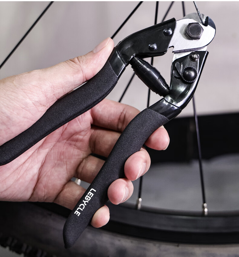 LEBYCLE Road and Mountain Bike Cable Cutter Brake and Gear Wire Cutting Pliers Internal Cable Steel Wire Cutting Tool Maintenance Repair 8