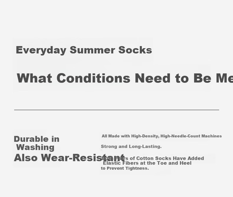 Mian Xiaonian Men's Short Socks Spring Summer 100% Cotton 10A Antibacterial Odor-Resistant Mesh Breathable Low-Cut Socks 10 Pairs 5