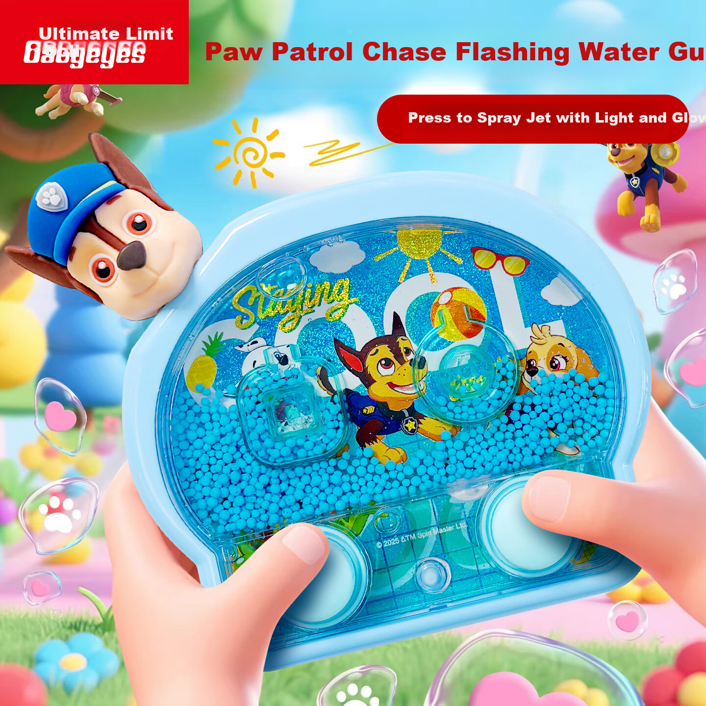 Big Eye Little Kid Paw Patrol Children's Water Game Cartoon Water Ring Toss Educational Toy Boys Girls Children's Day Gift