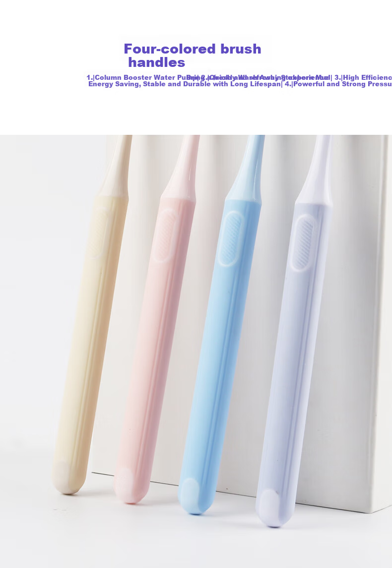 Jianruyun Wide Head Extra Large 4-Pack Ultra-Fine Soft Bristle Toothbrushes Individual Adult Household Men Women 7