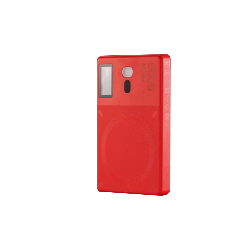Godox MA5R [National 3C Certified] Magnetic Charging Pocket Light Beauty Light Photography Portable Desktop Fill Light Selfie LED Mini Light [China Red]
