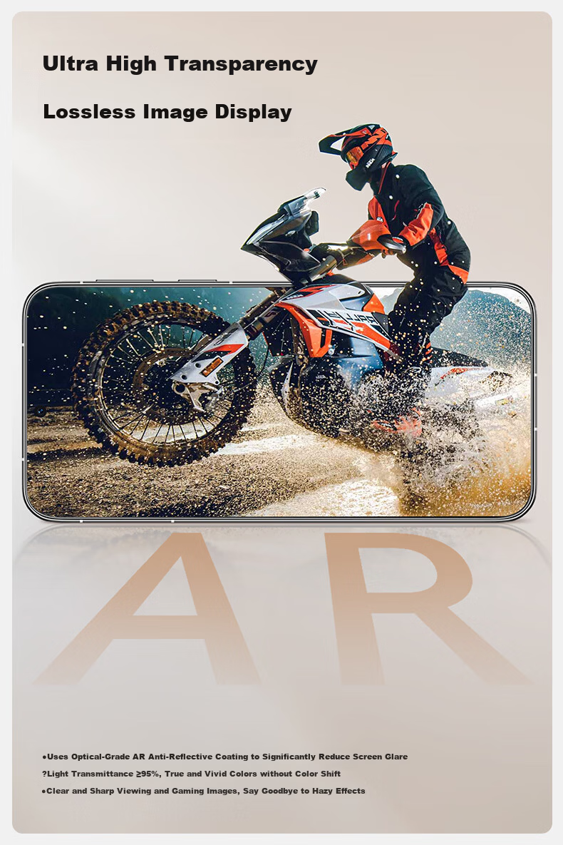 Shanmo AR Anti-Reflective Tempered Glass Screen Protector for Huawei Pura90 Pro Max, Full-Screen Anti-Glare, HD Anti-Fingerprint, Dustproof, Drop-Resistant Film 9