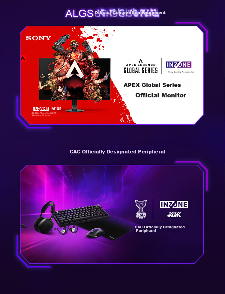 SONY INZONE Yingzong D700 Speed Gaming Mouse Pad with Stitched Edges Approx. 480*400*4mm D Pad 9