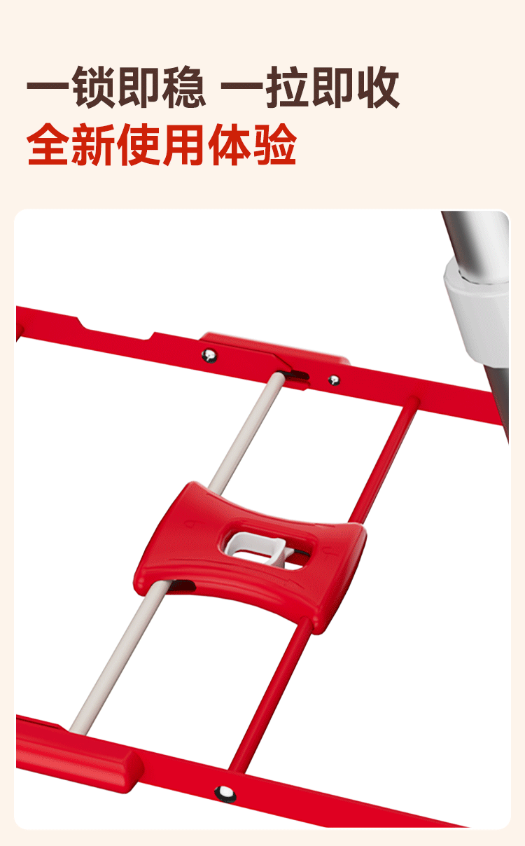 JD Jingzao Qingyun Folding Telescopic Household Step Ladder Six-Step Indoor Aluminum Alloy Multi-Functional Ladder 4